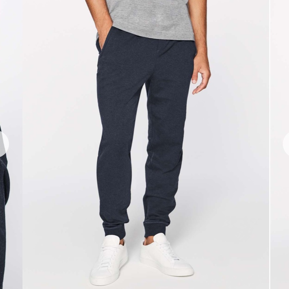 Lululemon Cross Cut Jogger 29.5" in Heathered Inkwell M Medium Deep Blue Pockets